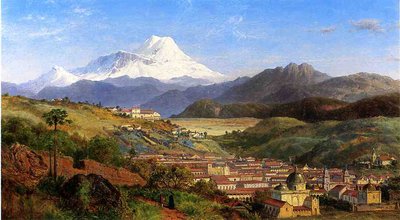 Rio Bamba, Ecuador, 1859 by Louis Rémy Mignot
